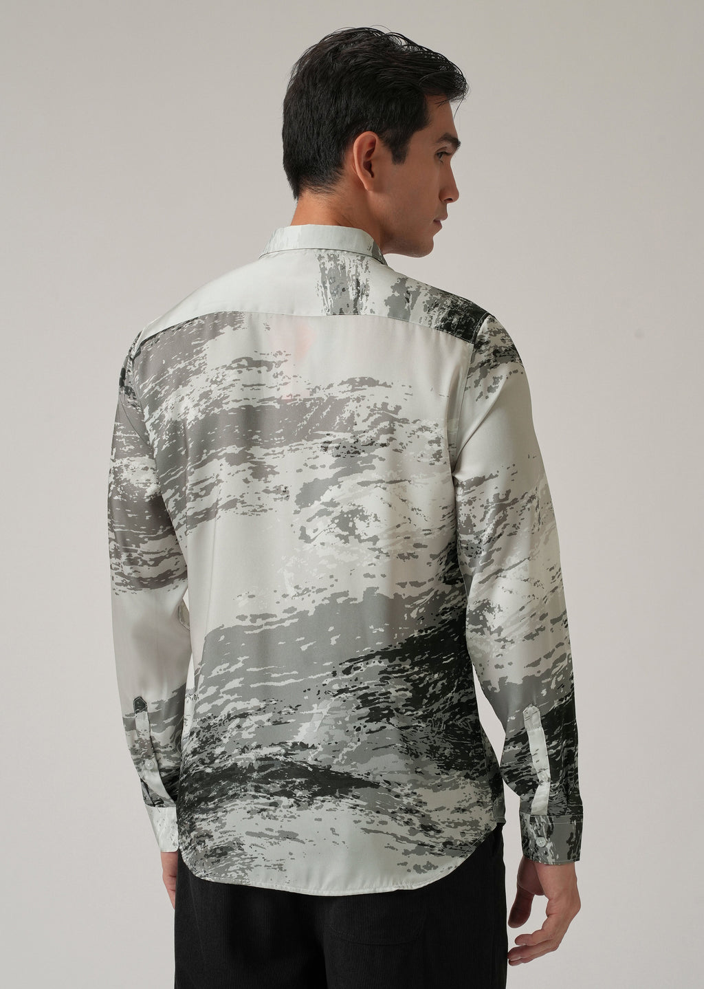 Watercolor Wash Print Shirt