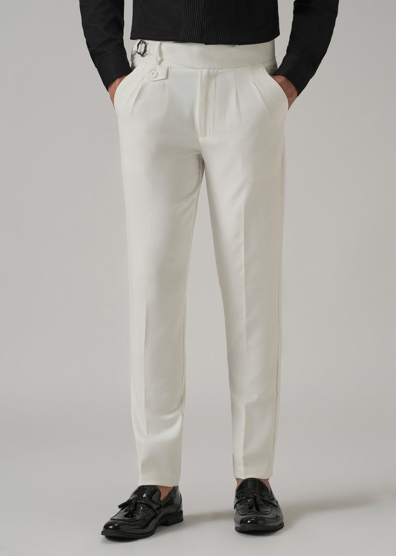 White Gurkha Pant