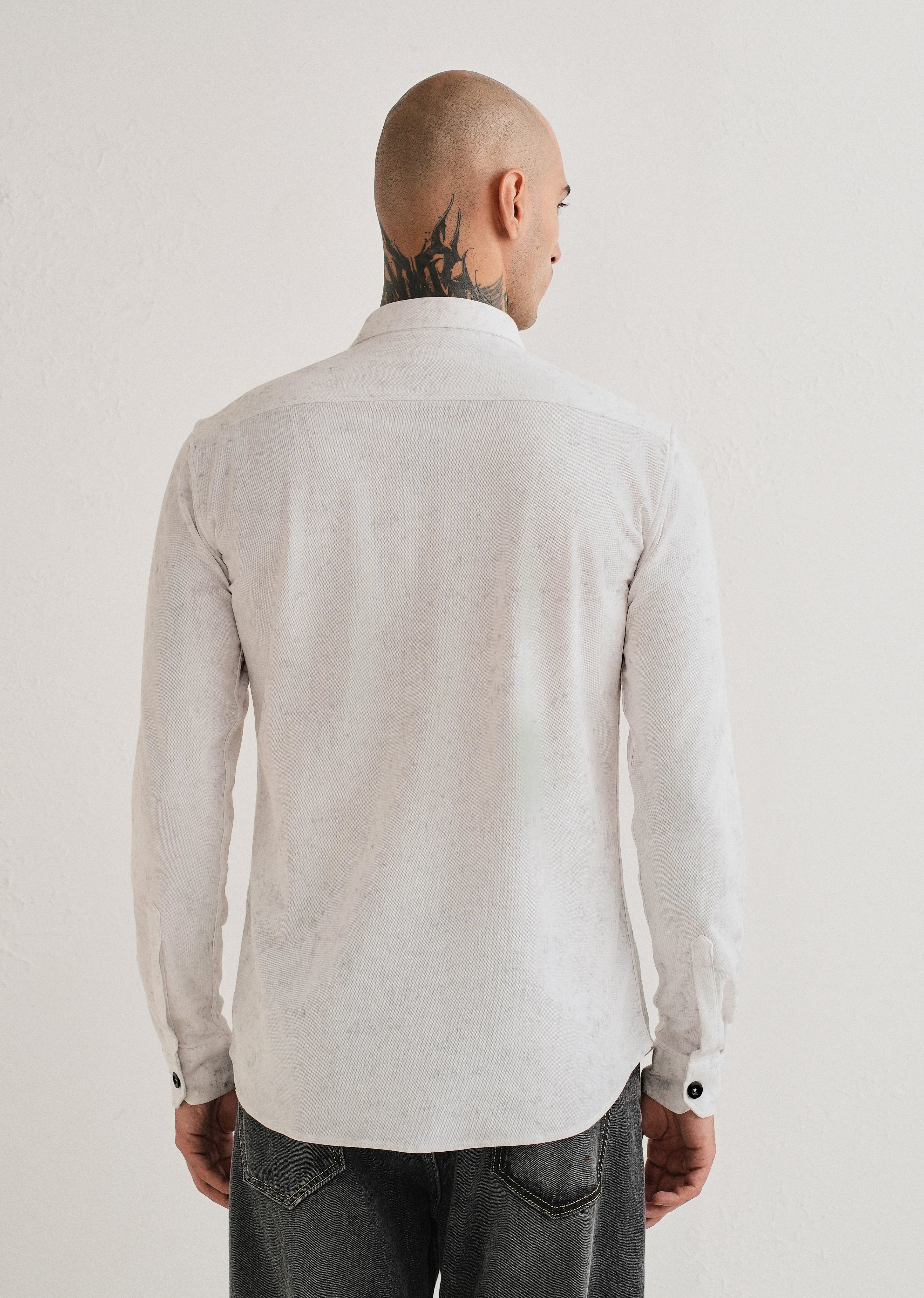White Knitted Shirt