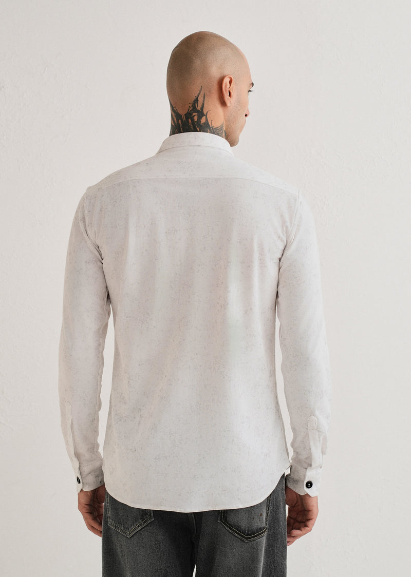 White Knitted Shirt