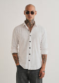 White Knitted Shirt