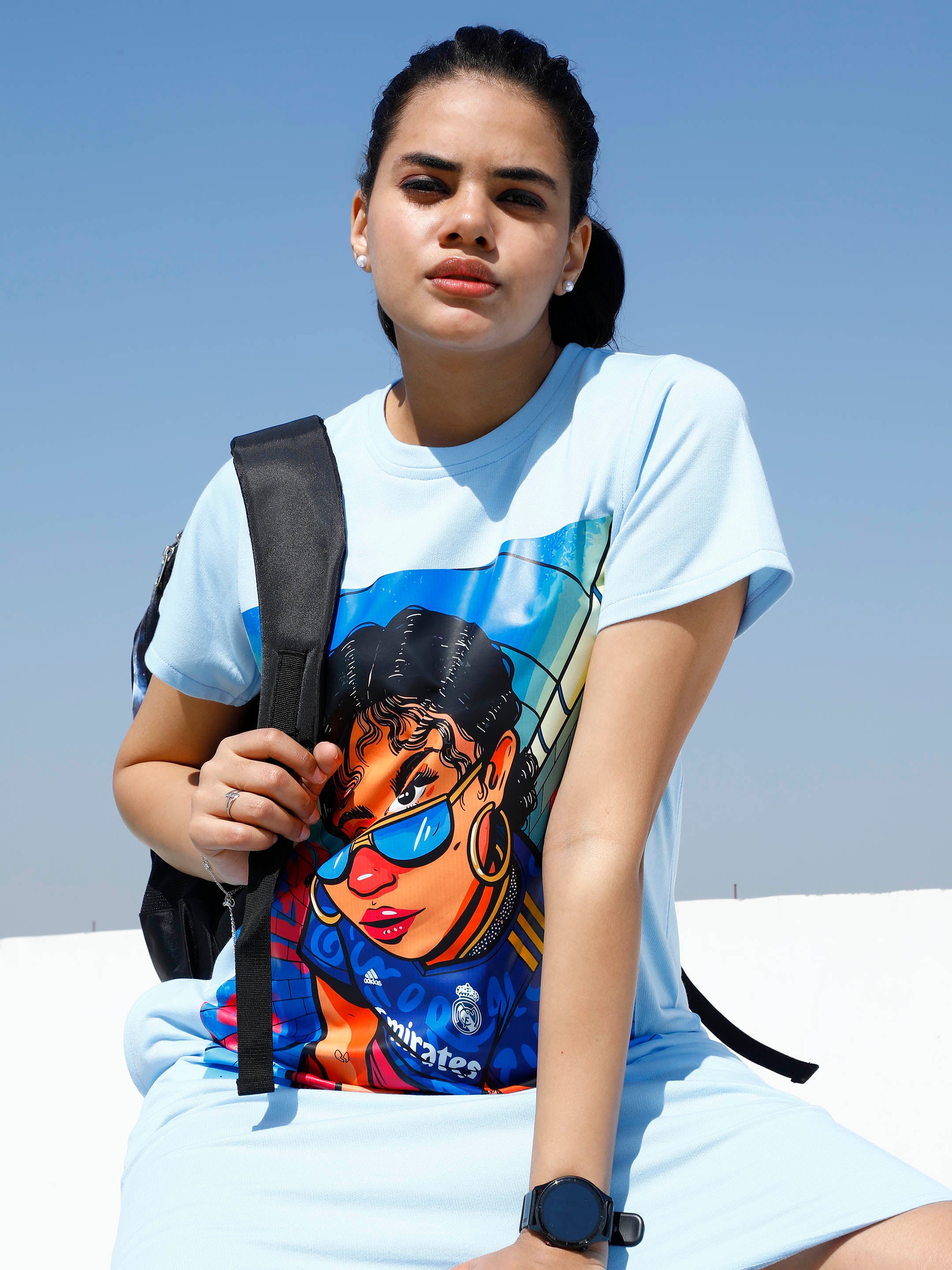 Athena Unapologetic Print T Shirt-Dress