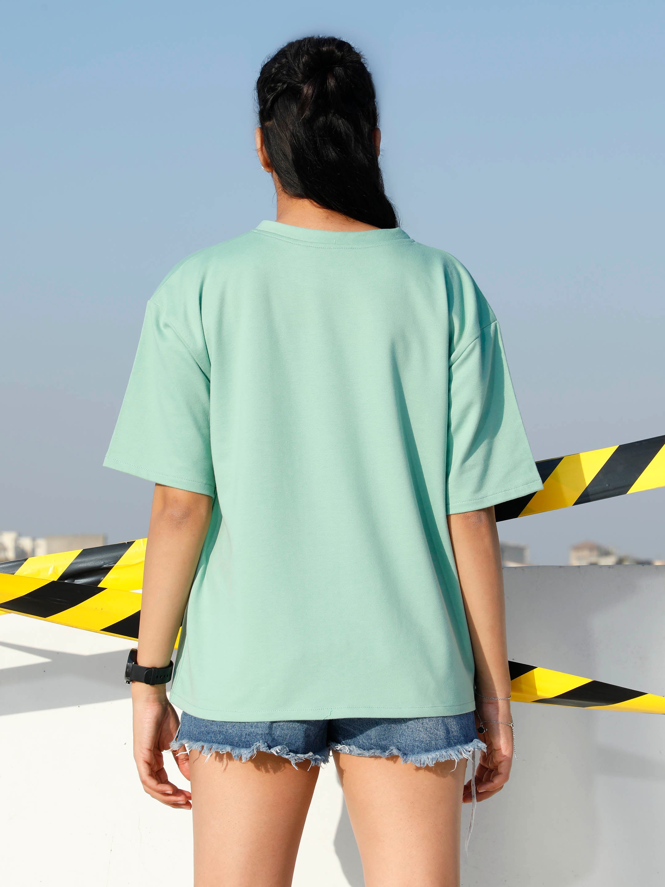 Athena Unapologetic Women Drop-Shoulder Sleeves T Shirt
