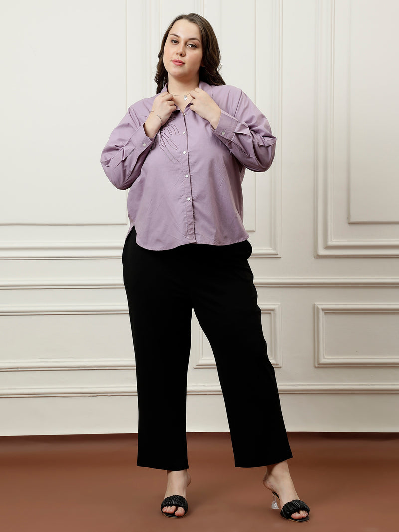Athena Ample Embroidered Cotton Top