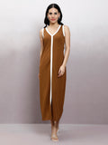 Athena Women Immutable Scuba A-Line Maxi Dress