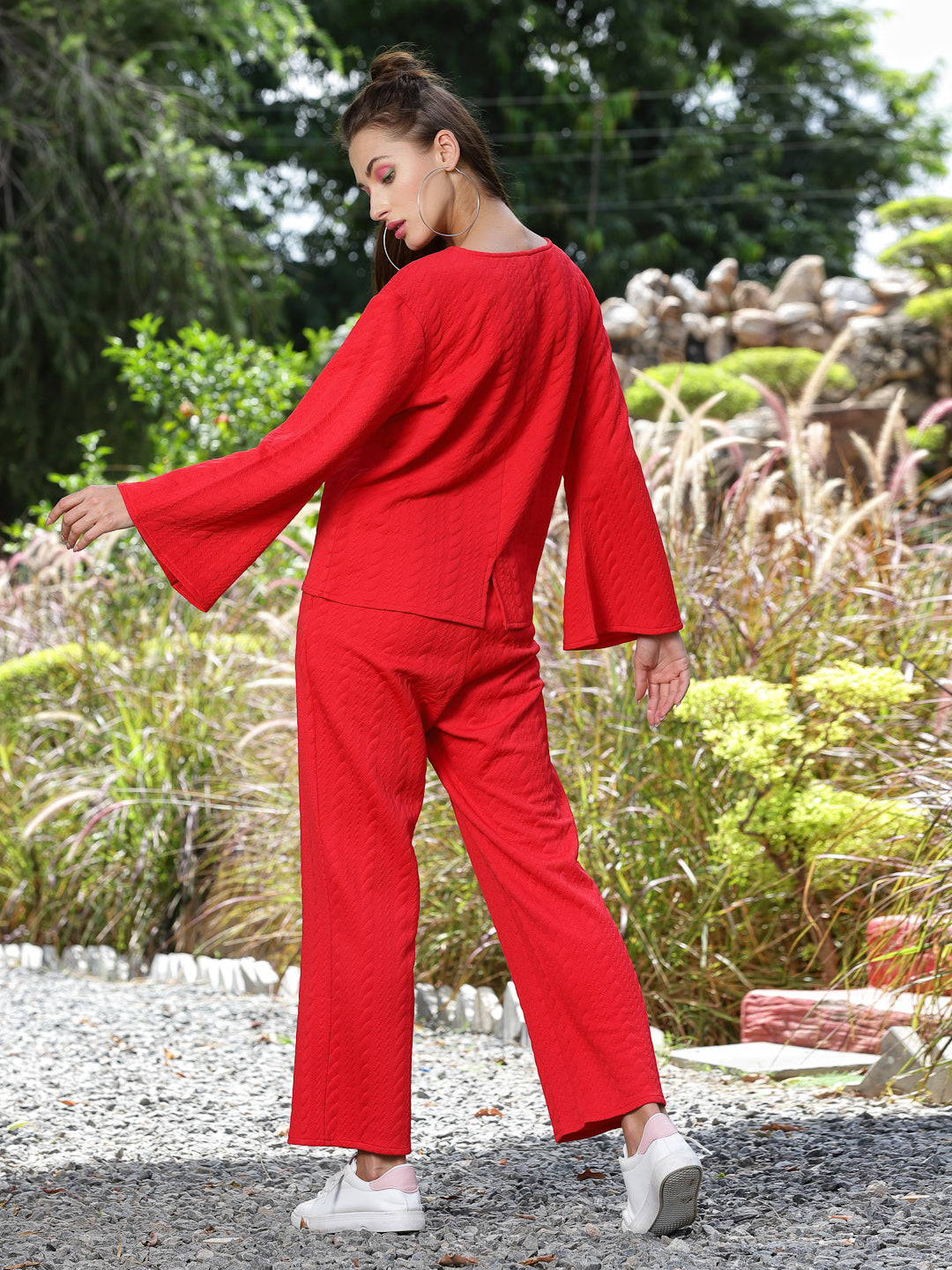 Athena Women Solid Co-Ords