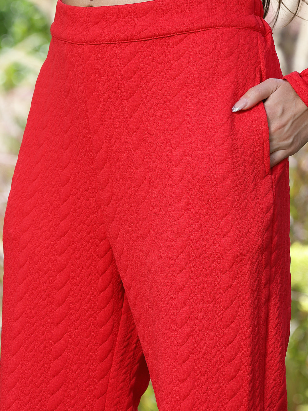 Athena Women Solid Co-Ords