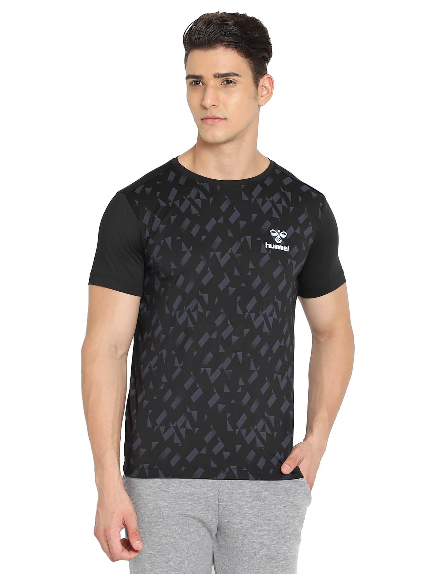Erin Polyester T-Shirt - Black