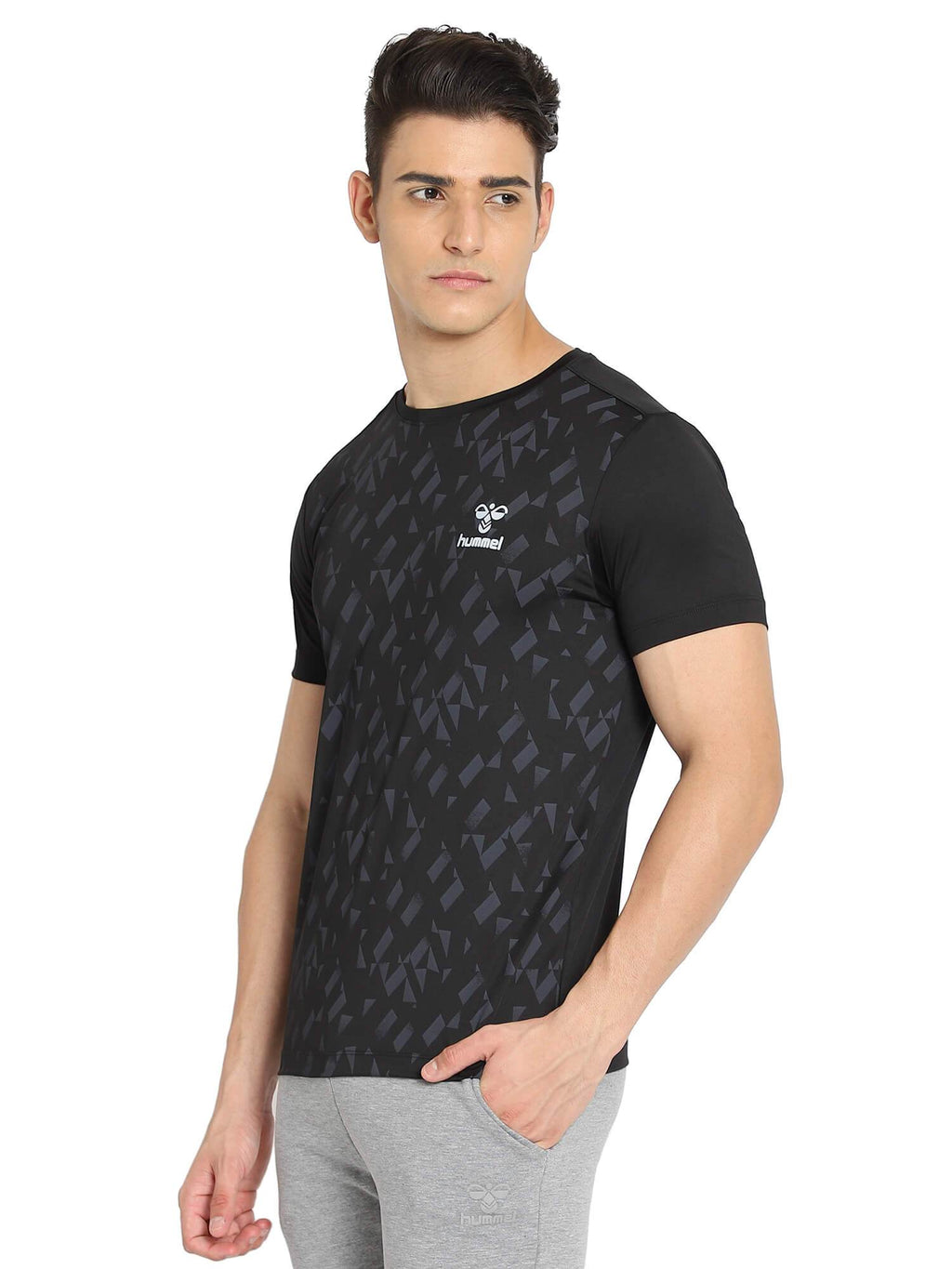 Erin Polyester T-Shirt - Black