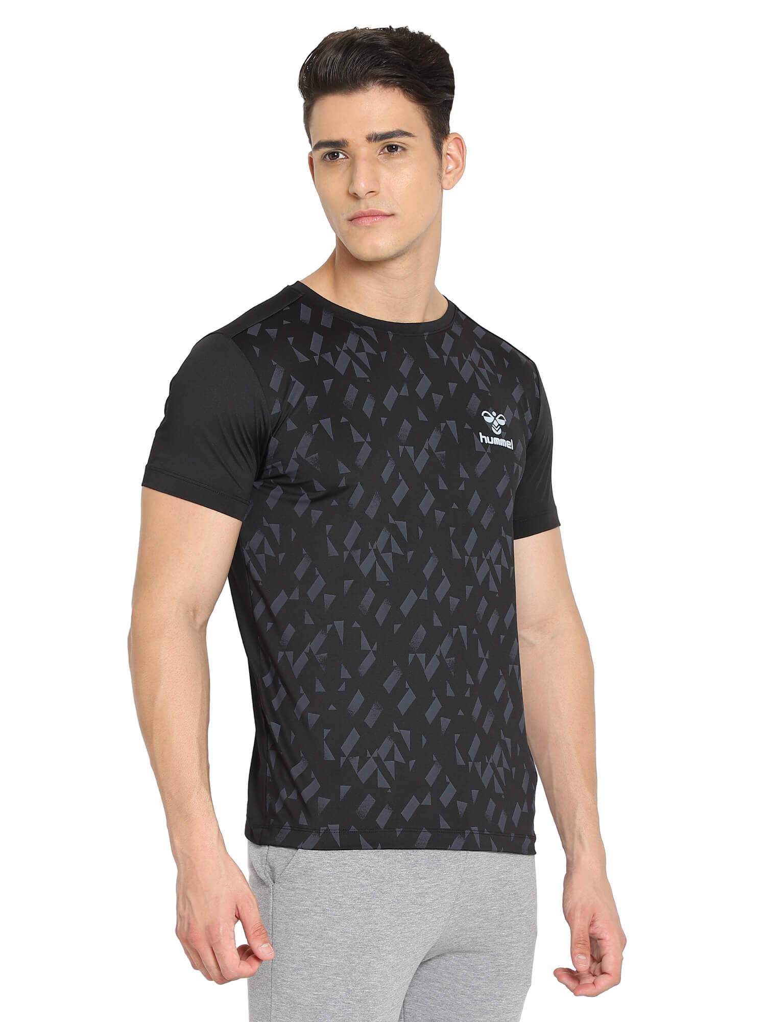Erin Polyester T-Shirt - Black
