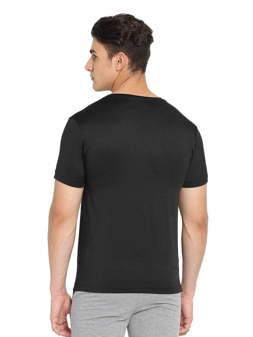 Erin Polyester T-Shirt - Black