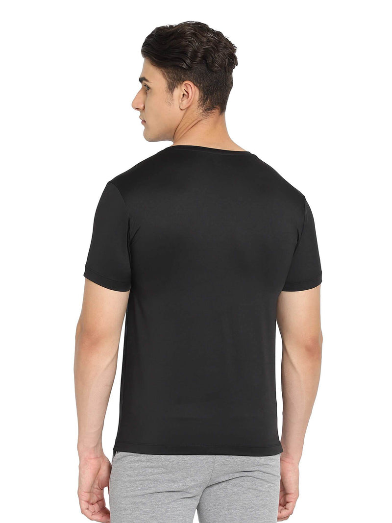 Erin Polyester T-Shirt - Black