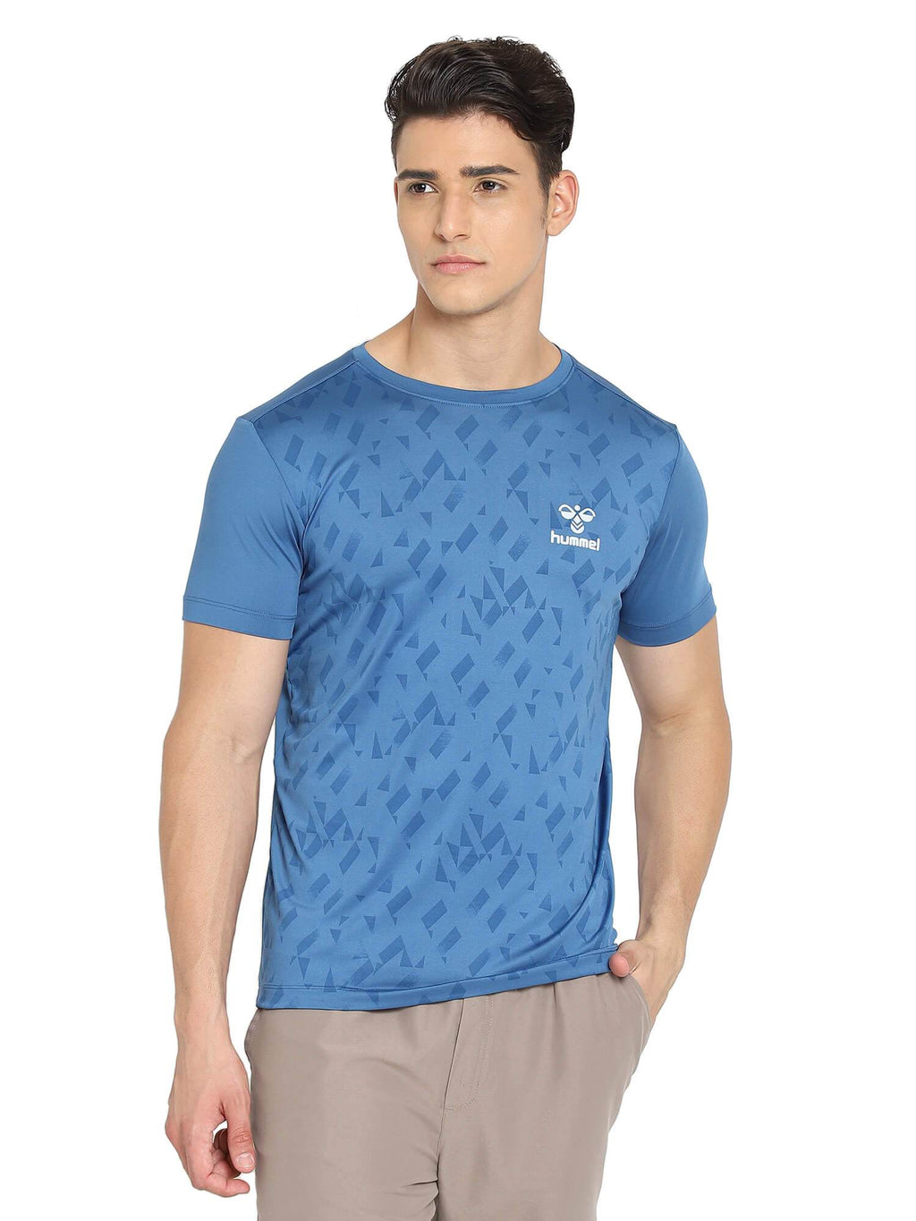 Erin Polyester T-Shirt - Blue