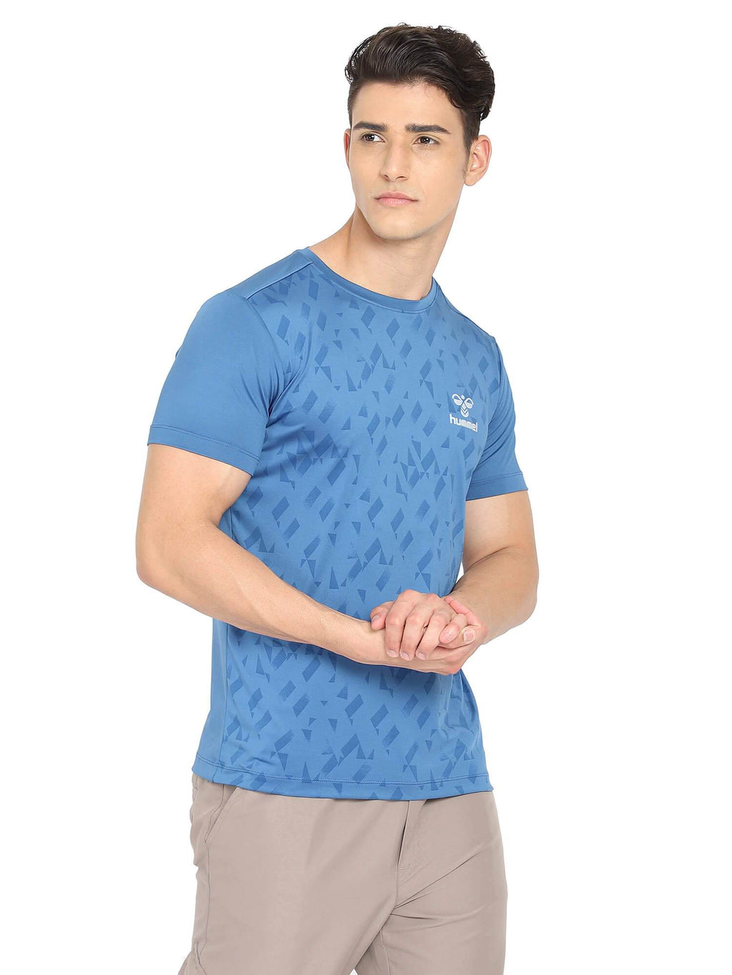 Erin Polyester T-Shirt - Blue