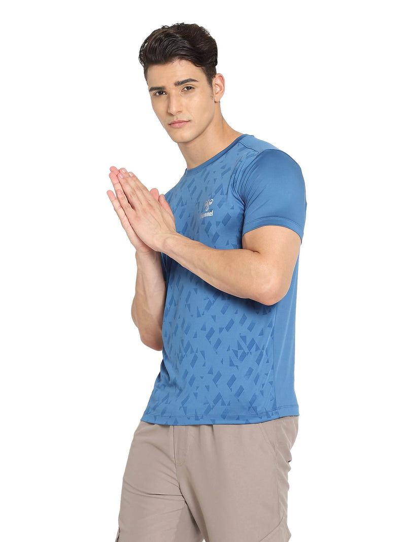 Erin Polyester T-Shirt - Blue