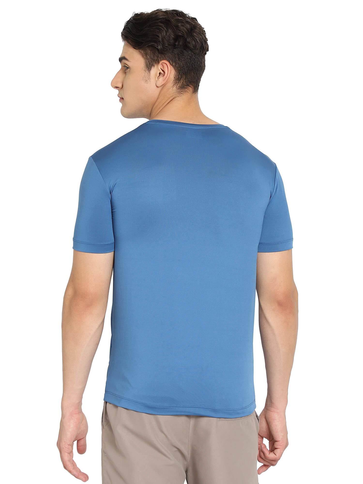 Erin Polyester T-Shirt - Blue