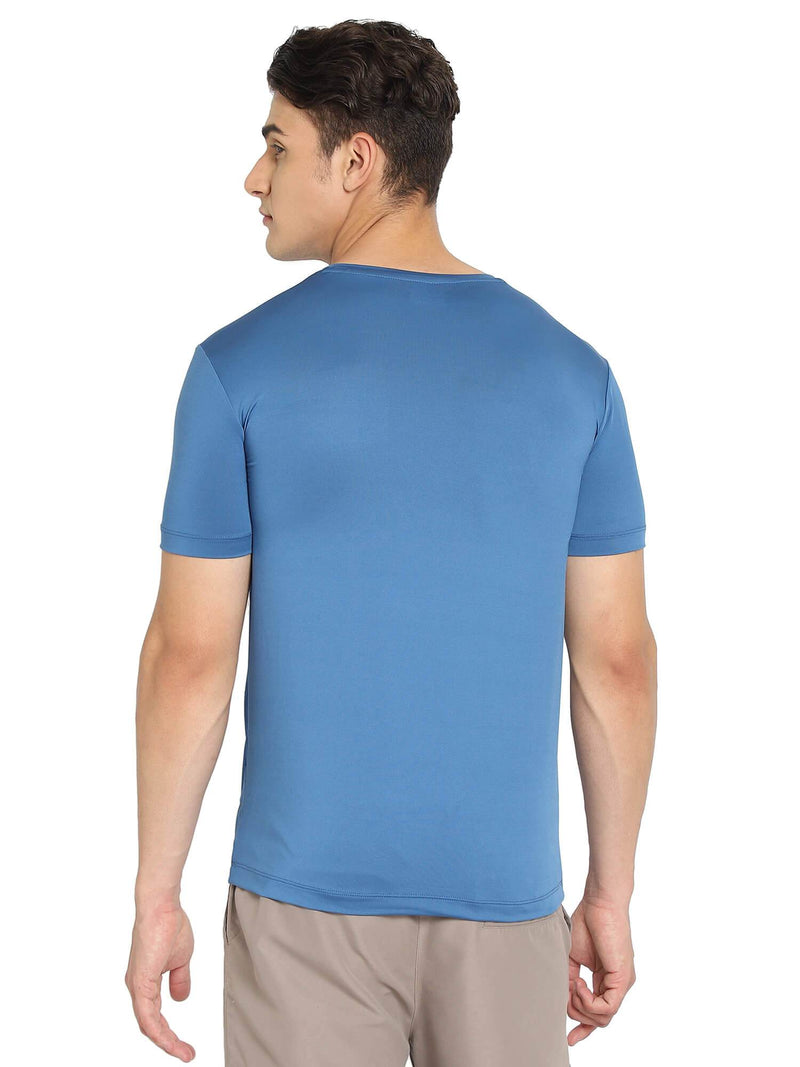 Erin Polyester T-Shirt - Blue