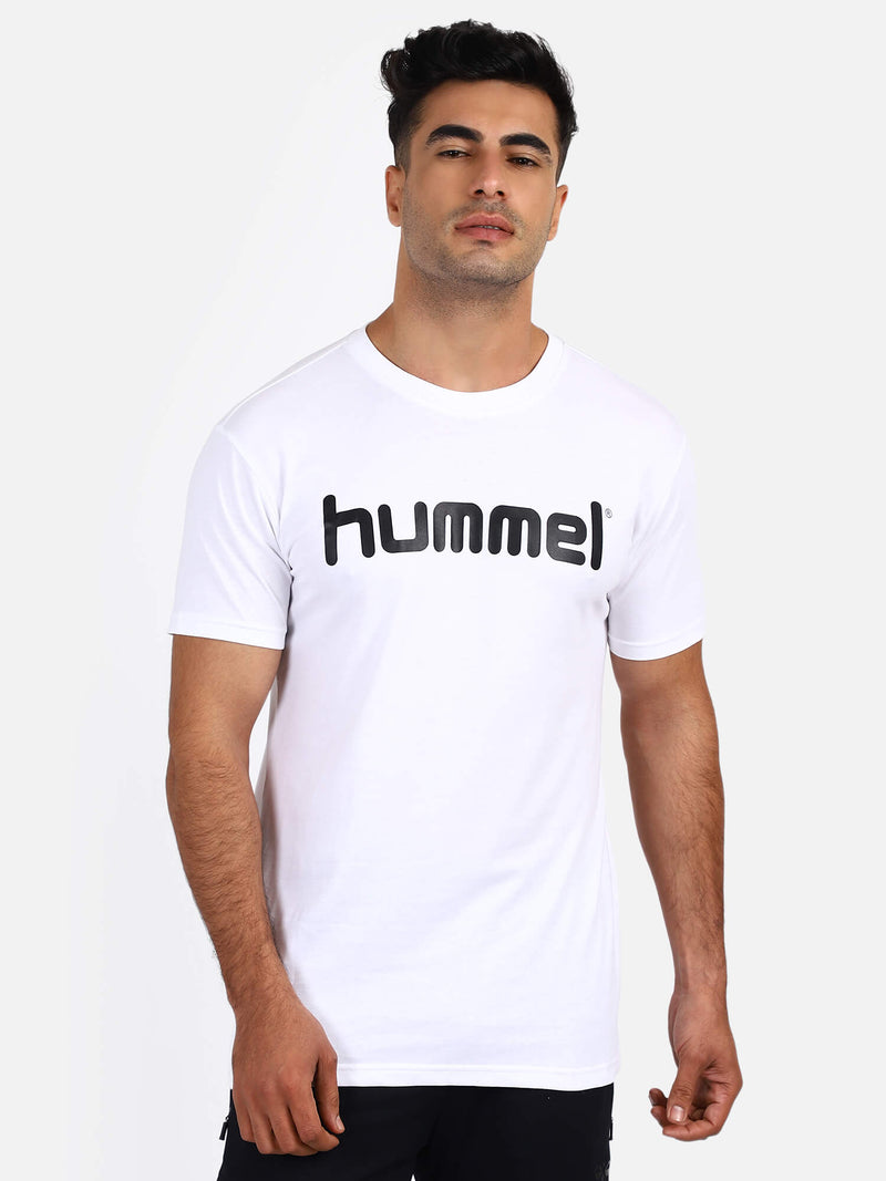 Go Cotton Poly Logo T-Shirt - White