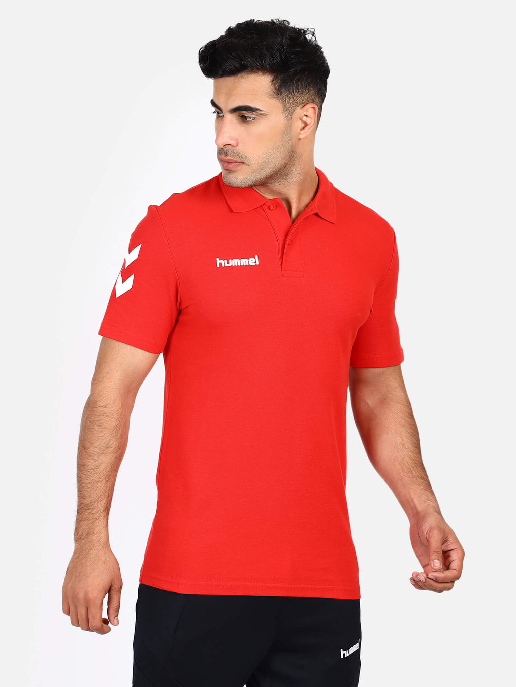 Go Cotton Poly Polo T-Shirt - Red