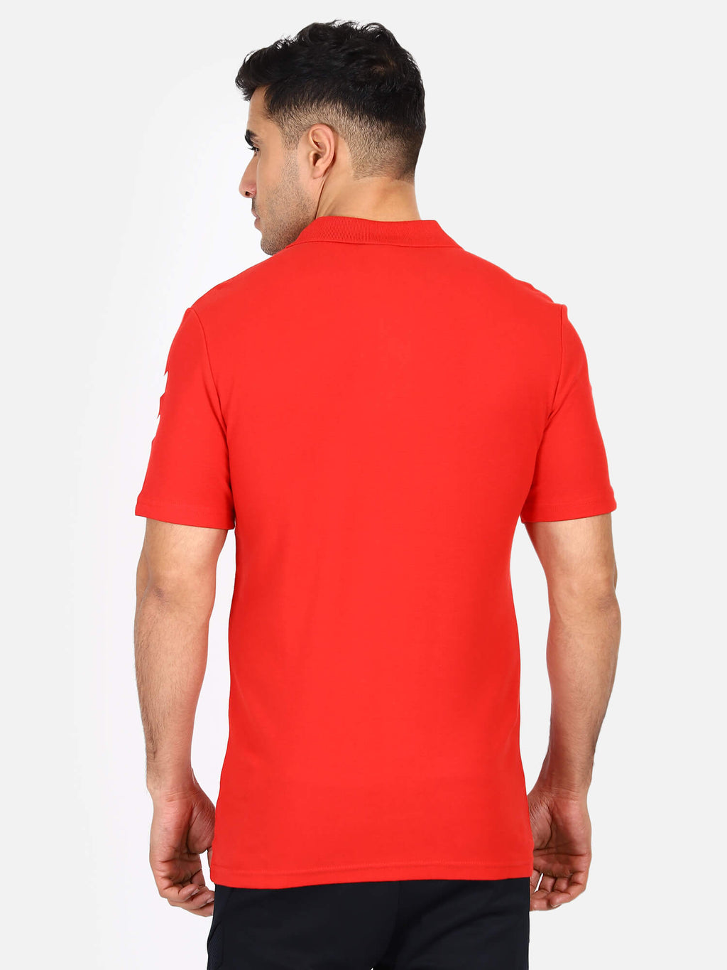 Go Cotton Poly Polo T-Shirt - Red