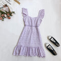 Mykonos Eyelet Dress - Lilac