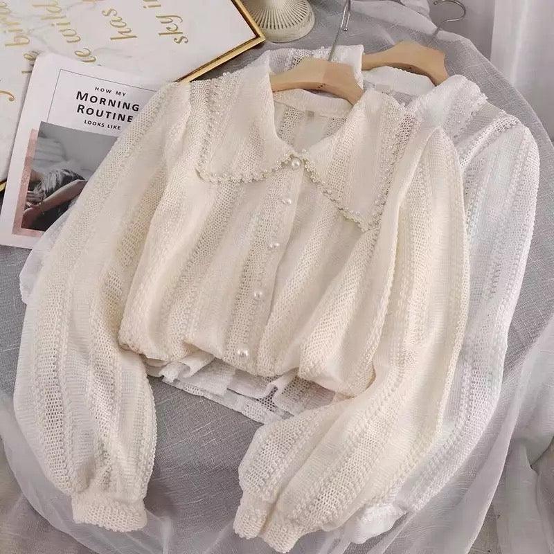 Dave Luxury Blouse - Beige