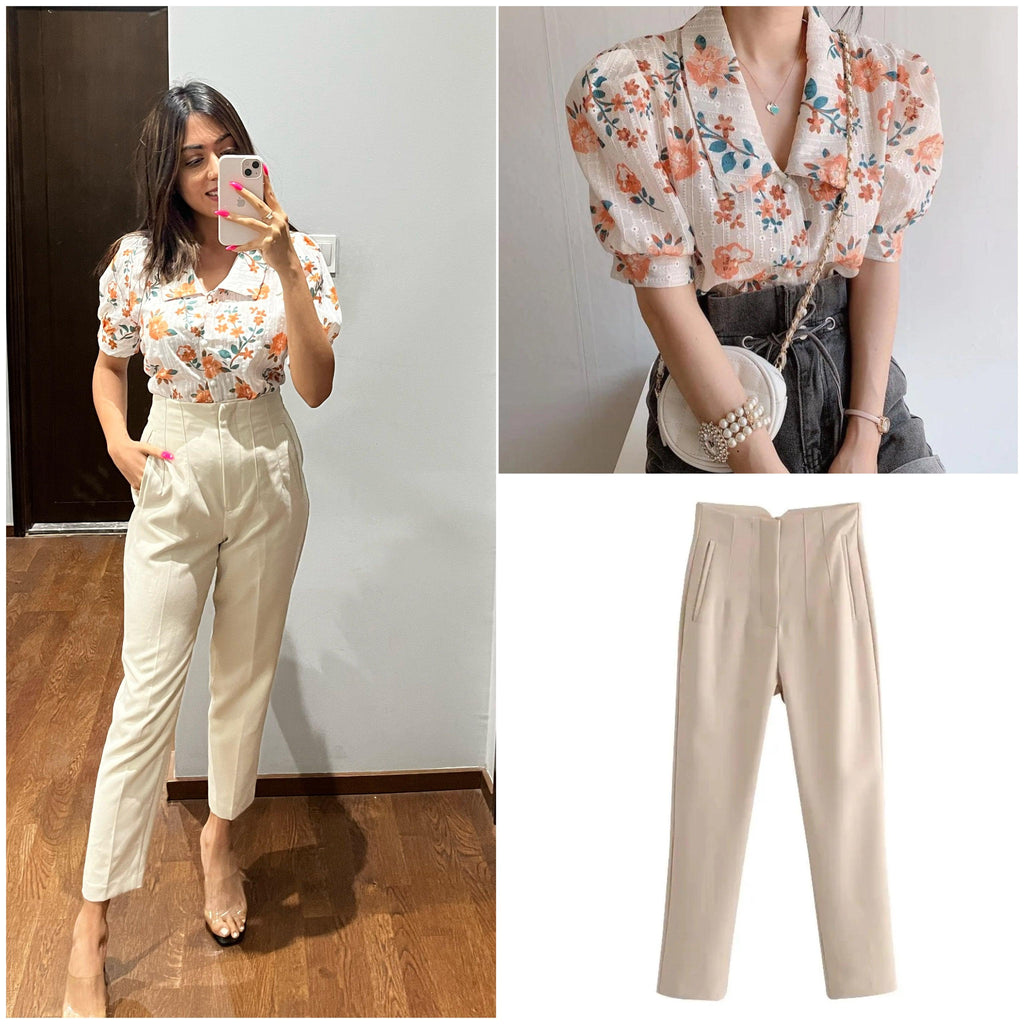 Luxe Fred Formal Pants - Beige