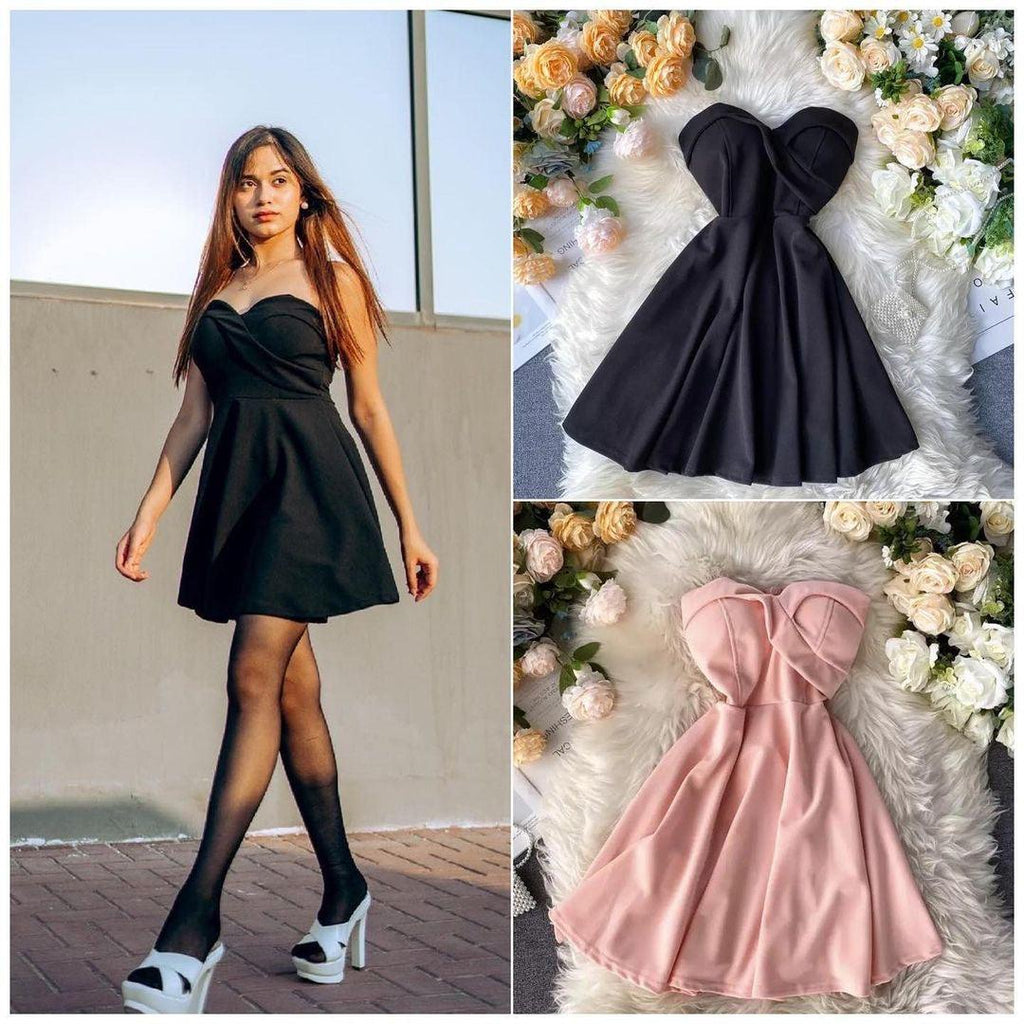 Emilia Tube Dress - Peach