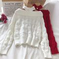 Tebby Choker Sweaters - Red
