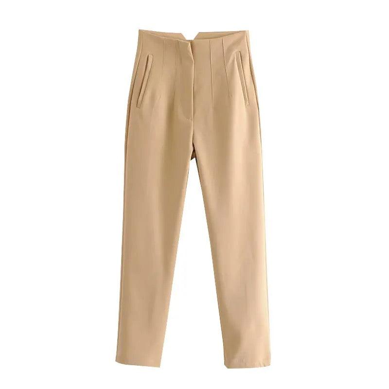 Luxe Fred Formal Pants - Brown