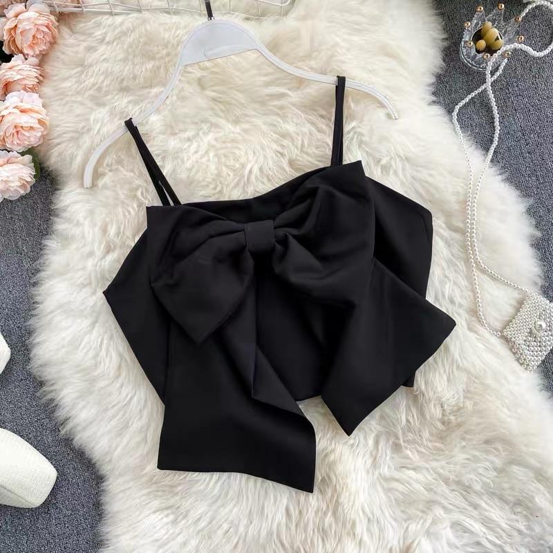 Taylor Bow Knotted Blouse - Black