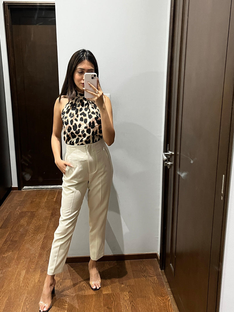 Luxe Fred Formal Pants - Beige
