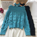 Tebby Choker Sweaters - Blue