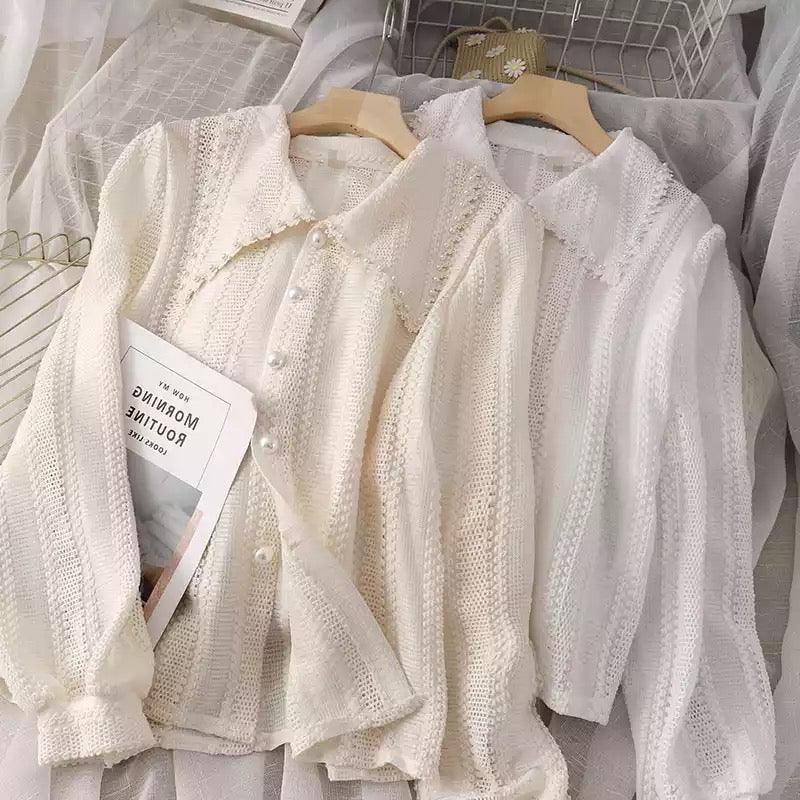 Dave Luxury Blouse - White