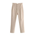 Luxe Fred Formal Pants - Beige