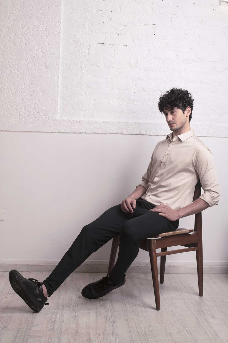 Classic Beige Classic shirt - Regular fit