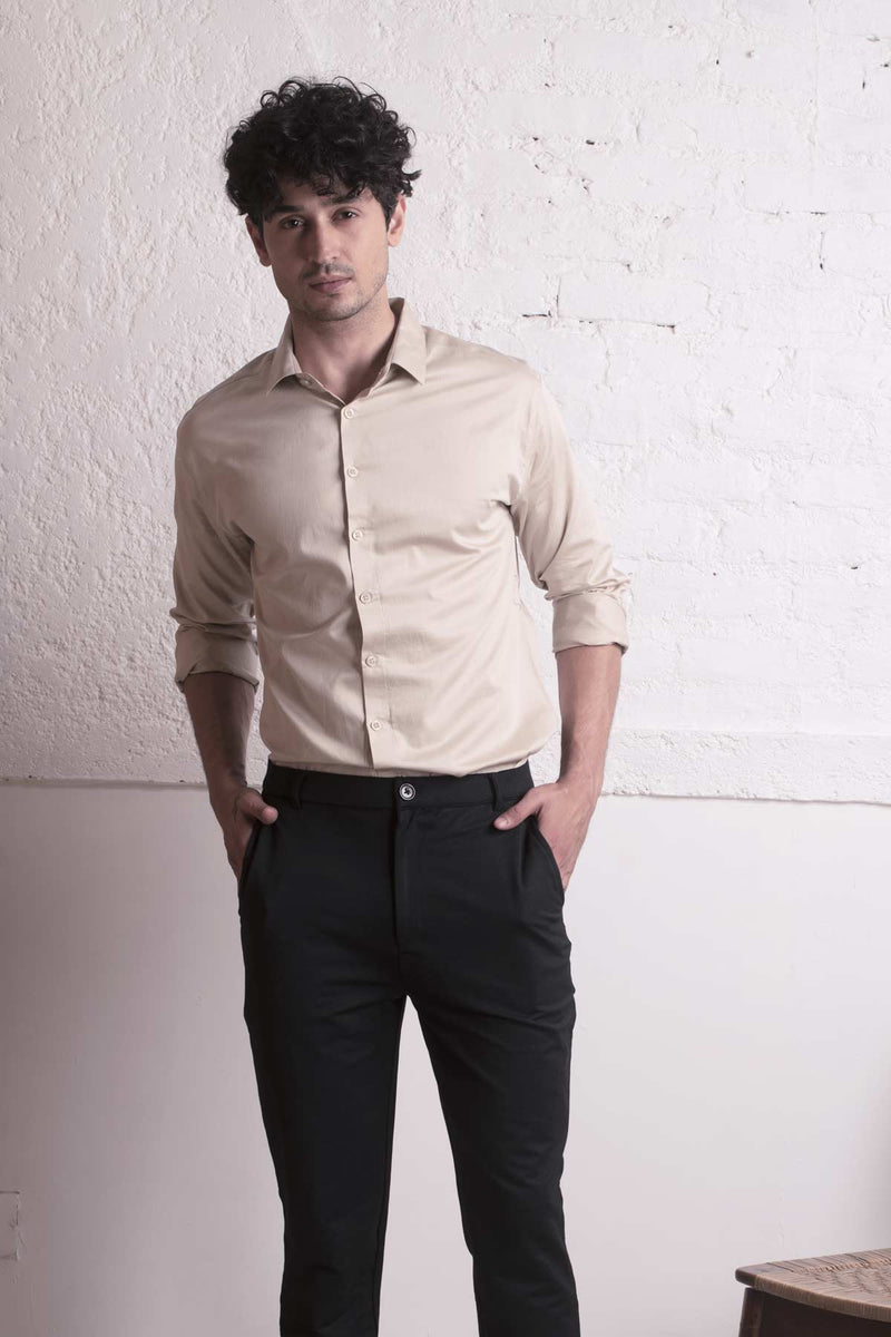 Classic Beige Classic shirt - Regular fit