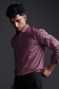 Mauve Classic shirt - Regular fit