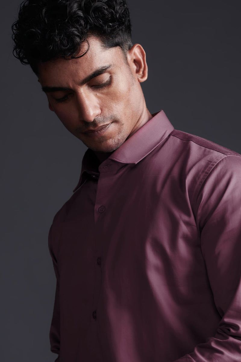 Mauve Classic shirt - Regular fit