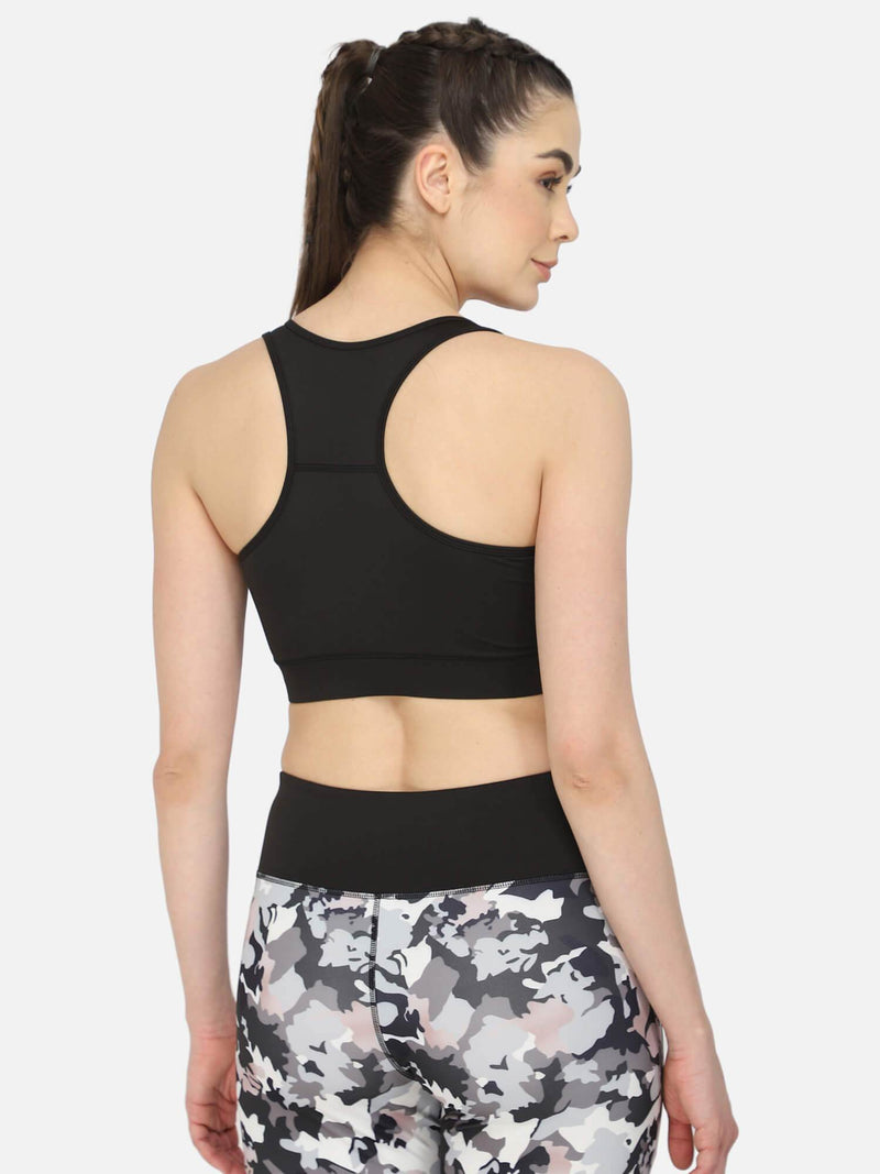 Mia Poly Elastane Bra - Black