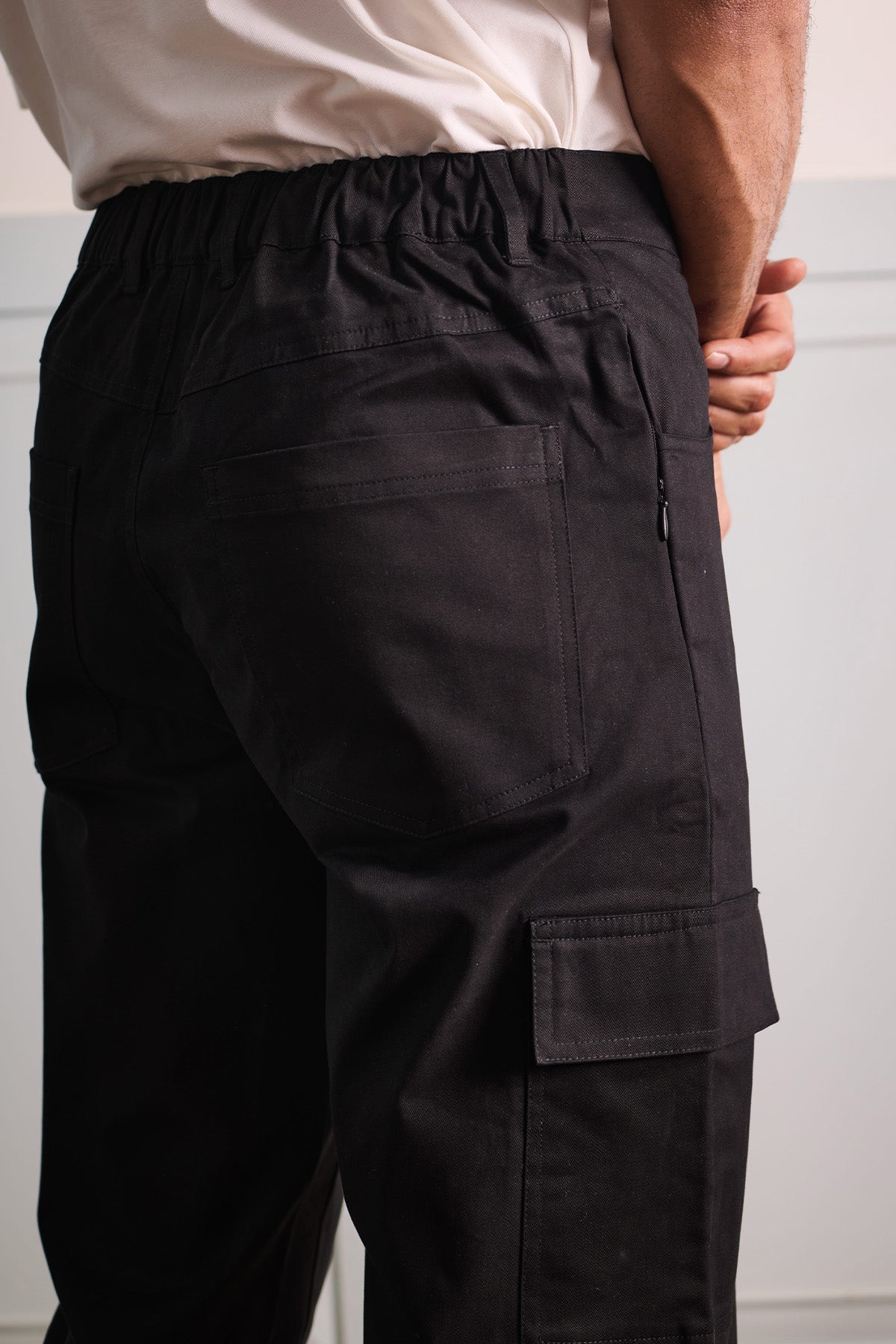 Jet Black Modern Cargo - Regular fit