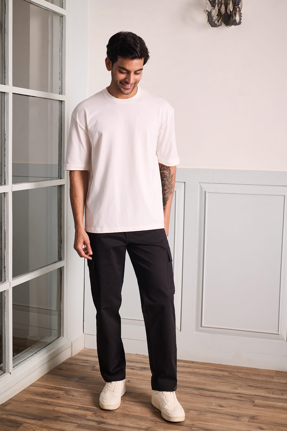 Jet Black Modern Cargo - Regular fit