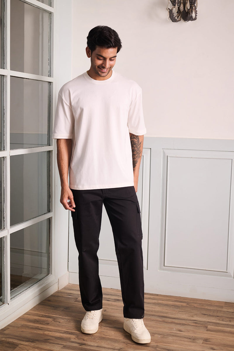 Jet Black Modern Cargo - Regular fit
