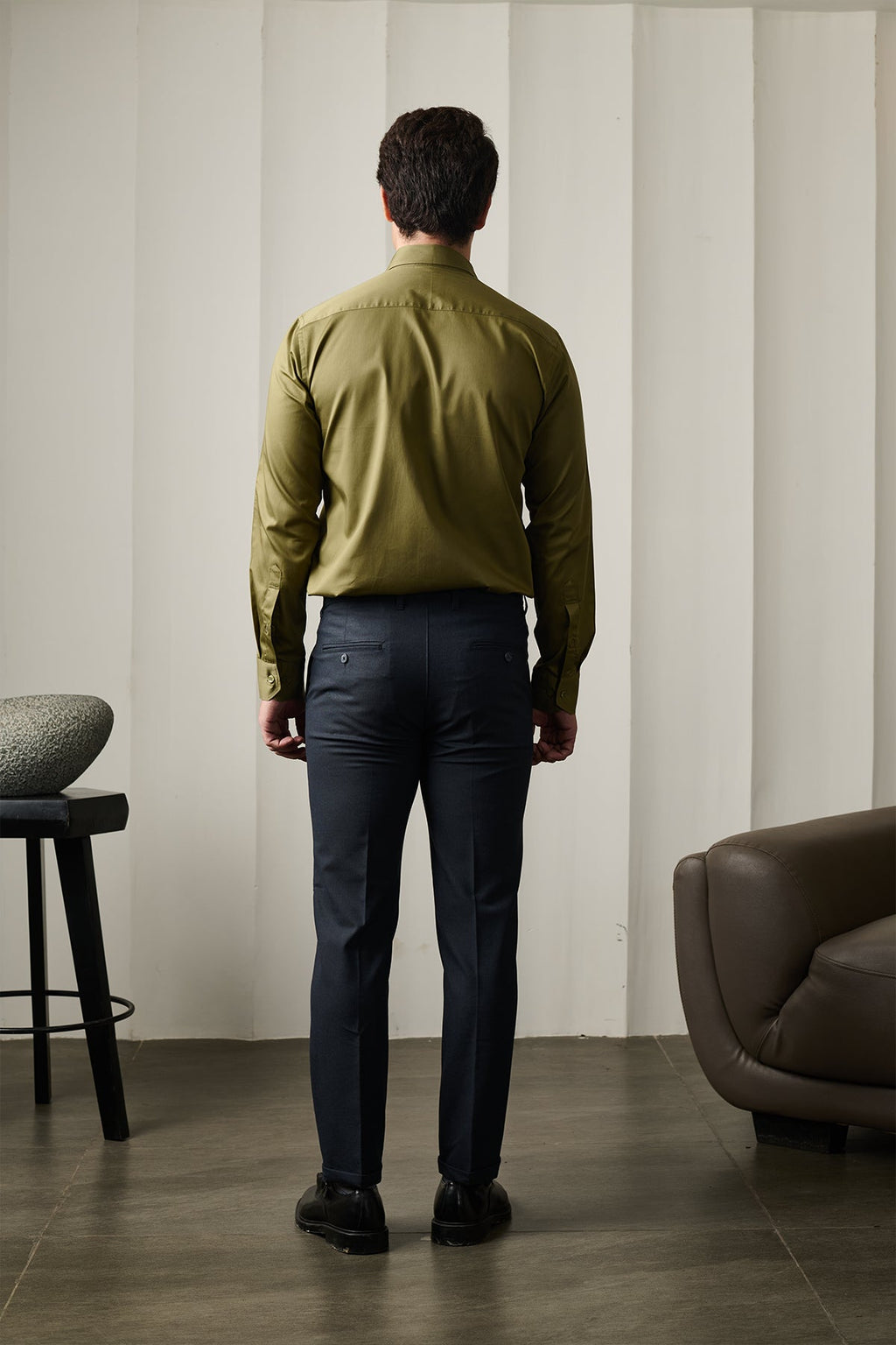 Moss Green Classic shirt - Regular fit