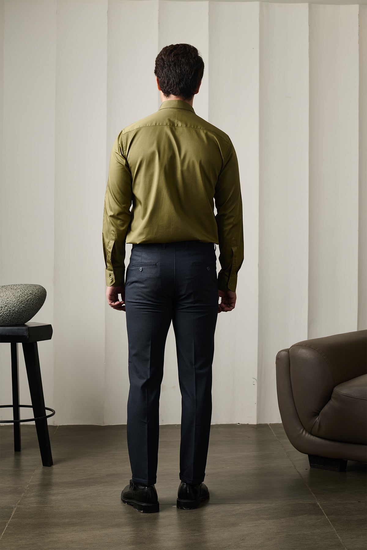 Moss Green Classic shirt - Regular fit