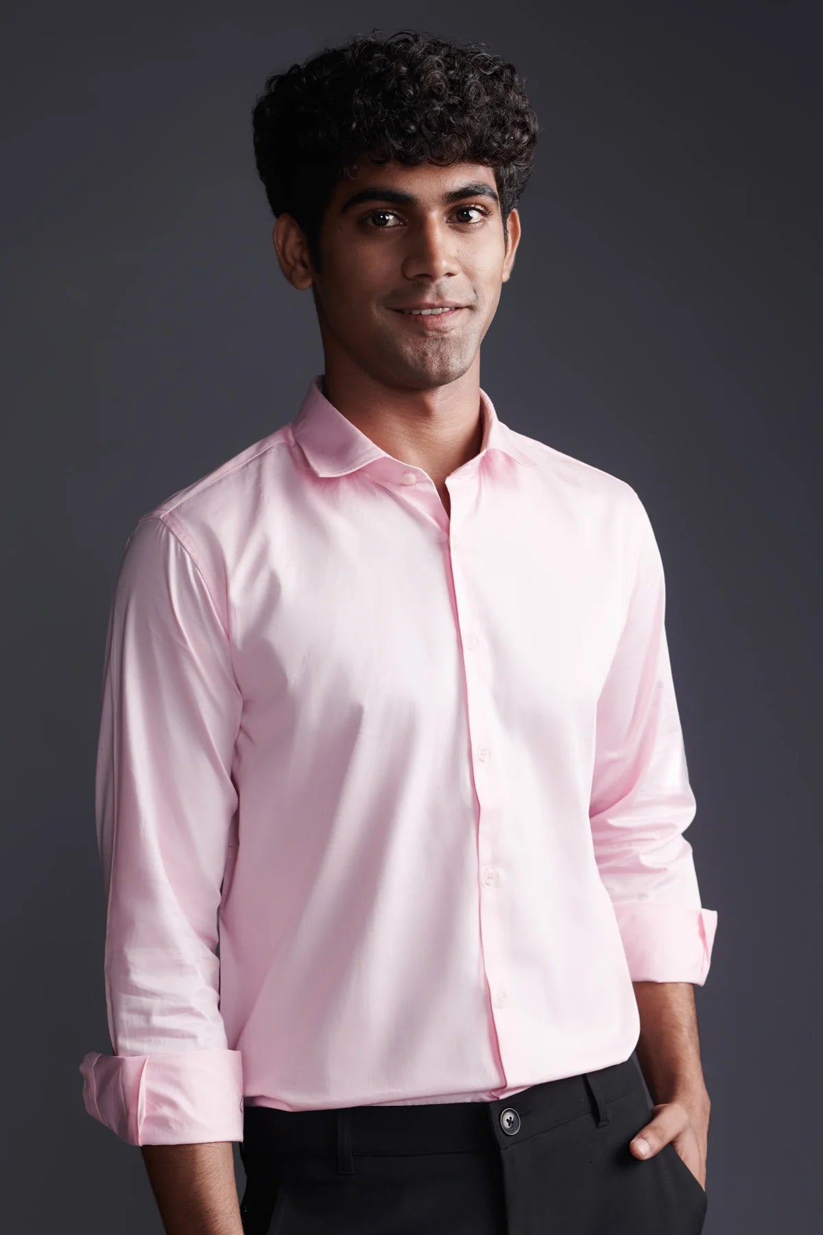 Pastel Pink Classic shirt - Regular fit