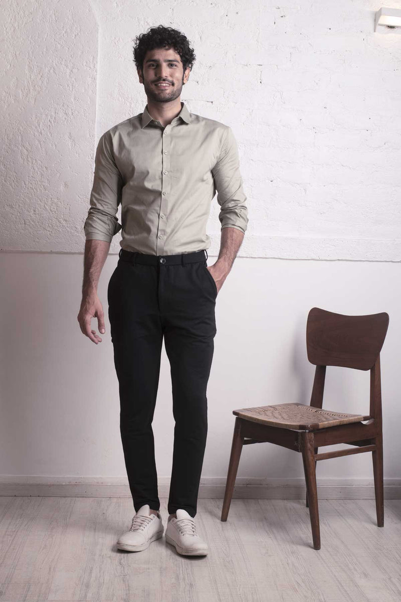 Sage Green Classic shirt - Regular fit