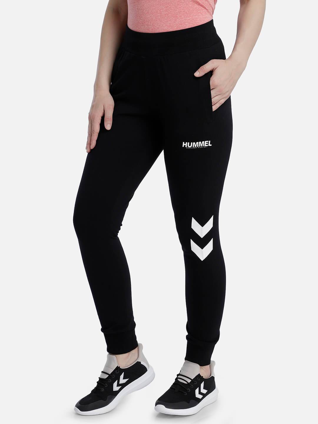 Sandra Cotton Tapered Pant - Black