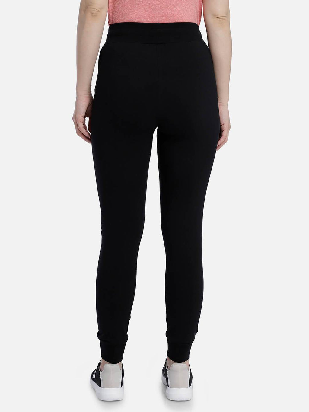 Sandra Cotton Tapered Pant - Black