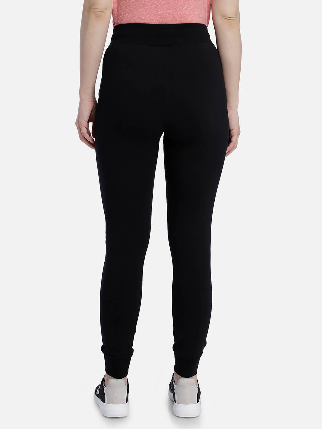 Sandra Cotton Tapered Pant - Black